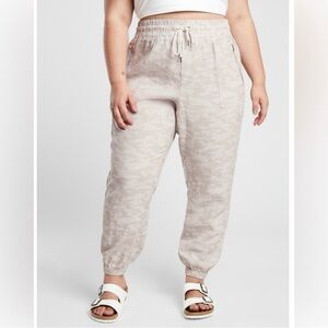 Athleta Cabo Linen Jogger White 26 NWT